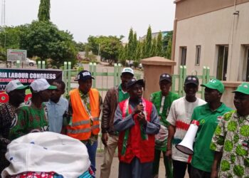 JUST IN: ABURE MUST GO, NLC STORMS LP NATIONAL HEADQUARTERS