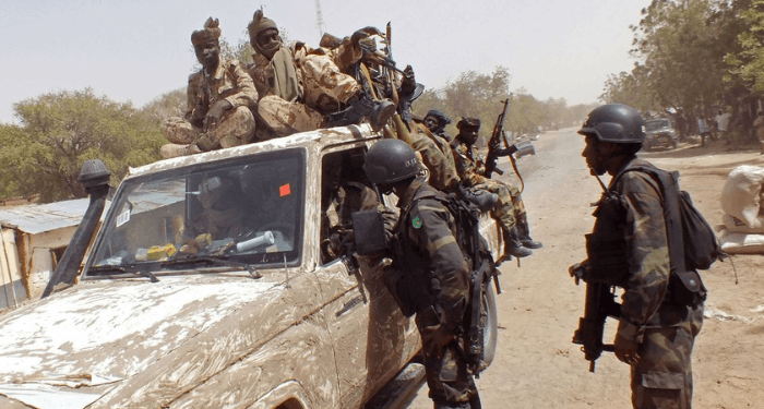 ARMY RESCUES 9 CHILDREN AND SEVERAL WOMEN IN BORNO