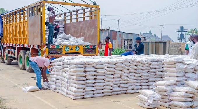 FG Deploys 740 Trucks of Rice to Alleviate Food Shortages