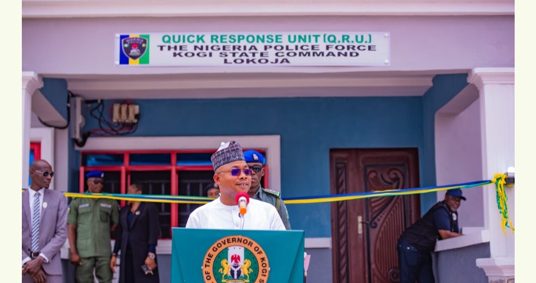 Governor Ododo Strengthens Security in Kogi State with Commissioning of Quick Response Unit Operational Office