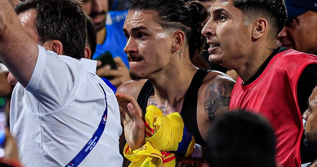 Darwin Nunez Leads Uruguay Player-Fan Brawl After Copa America Semifinal Loss