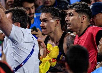 Darwin Nunez Leads Uruguay Player-Fan Brawl After Copa America Semifinal Loss