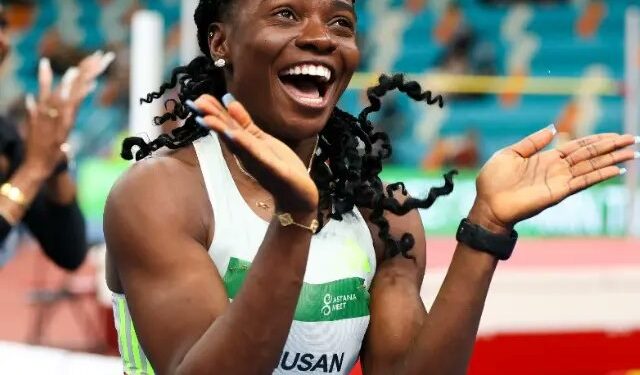 2024 OLYMPICS: TOBI AMUSAN IS NAMED NIGERIA’S FLAG BEARER IN FRANCE