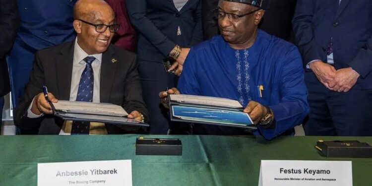 Aviation Minister Signs Landmark MoU with Boeing