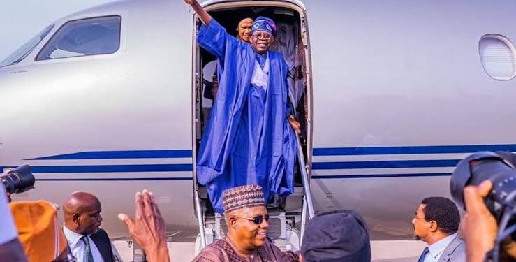 JUST IN: President Tinubu Returns to Nigeria from France