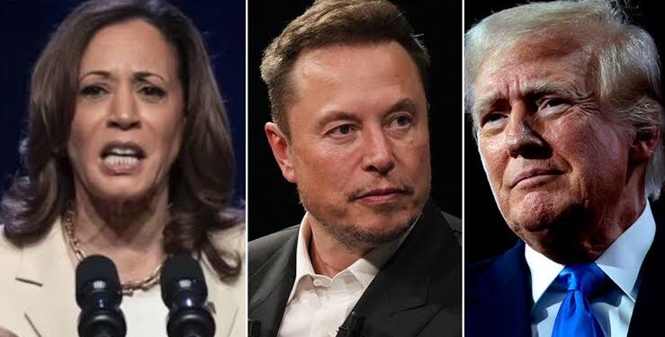 US election: Trump Criticizes Kamala Harris in Interview with Elon Musk