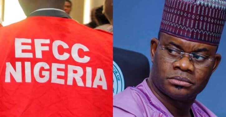 Ex-governor Yahaya Bello Honours EFCC invitation