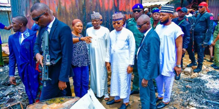 Governor Ododo Visits Lokoja GSM Village, Reaffirms Government’s Support for Businesses