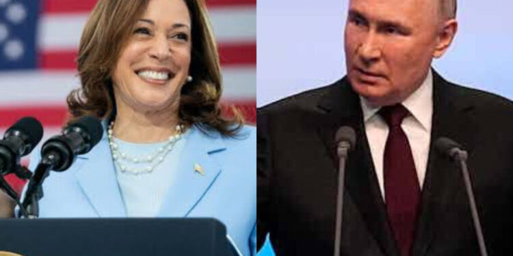 Russia’s Putin Backs Kamala Harris For US Presidential Election