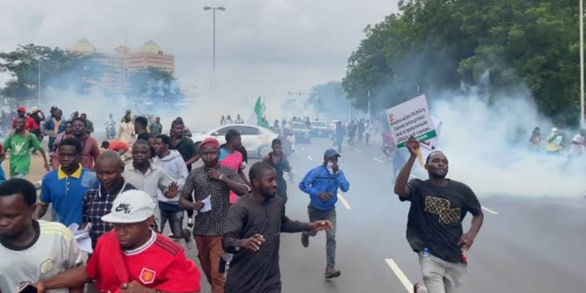 Independence Day: Police Fire Teargas at Protesters in Abuja