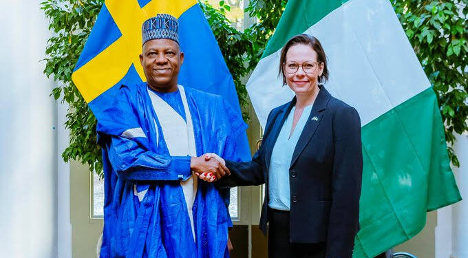 FDI: Vice President Shettima Urge Swedish Investors to Invest in Nigeria