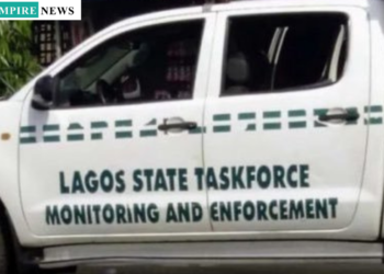 Lagos Taskforce Cracks Down on Illegal Street Traders and Danfo Buses in Ikotun