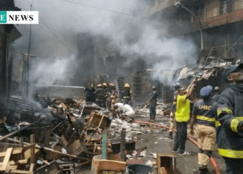 Fire Razes Spare Parts Market in Lagos, as Traders Counts Losses in Millions