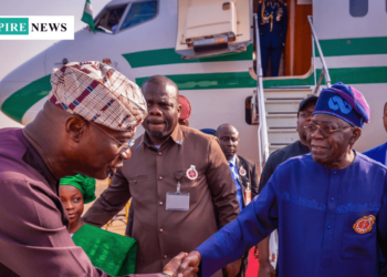 Tinubu Arrives Lagos for Festive Celebrations