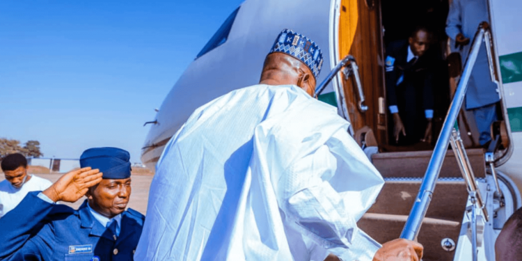 VP Shettima Departs Dubai for Saudi Arabia After Key Engagements