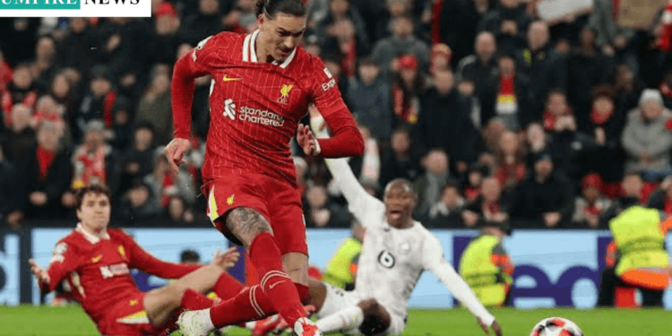 Liverpool Tighten Champions League Grip with Hard-Fought 2-1 Victory Over Lille
