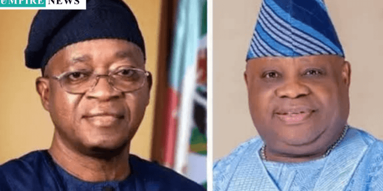 Gov. Adeleke asks Tinubu to caution Gboyega Oyetola, APC Defends Minister