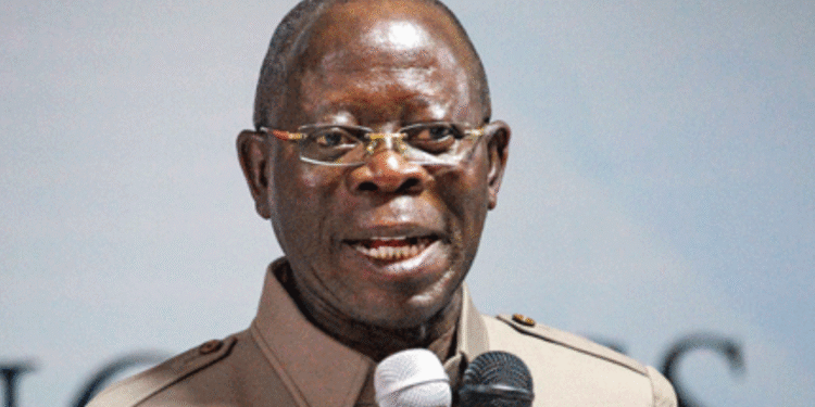 Oshiomhole challenges Reuben Abati over ‘mischievous’ questions on Arise TV
