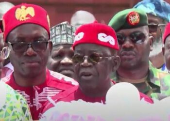 Tinubu in Anambra: Youths chants popular “Na our papa be dis” song 