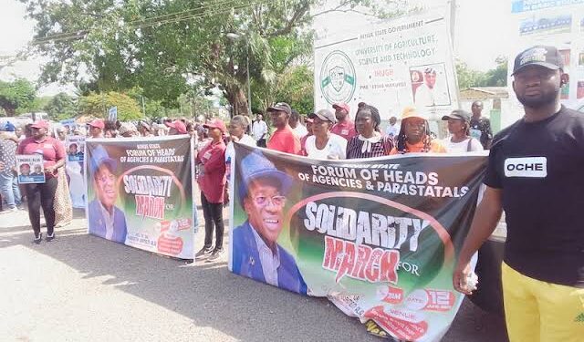 Despite incessant killings in Benue, pro-Tinubu and Alia supporters stage rally