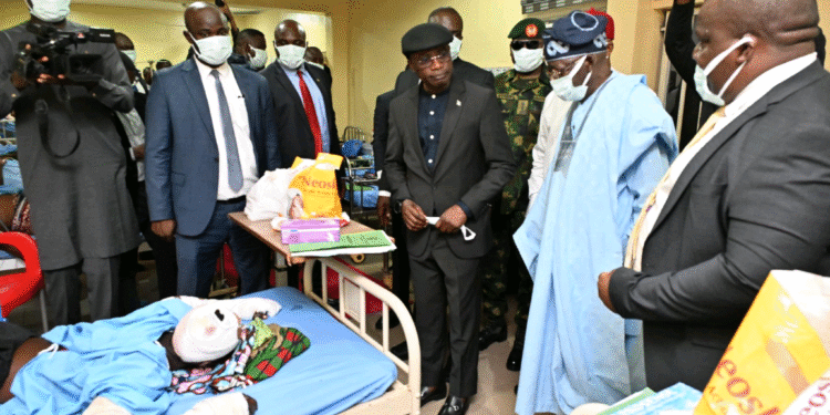 Tinubu Visits Survivors Of Yelewata Attack In Benue Hospital