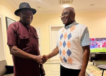 2027: Goodluck Jonathan visits ADC Chairman, David Mark
