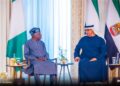 Tinubu in UAE ahead of sustainability summit