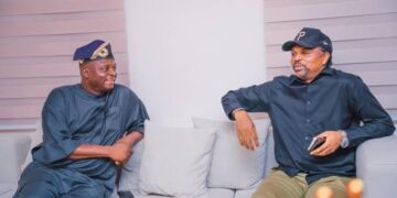 APC National Chairman hosts Super Eagles legend Nwankwo Kanu in Abuja